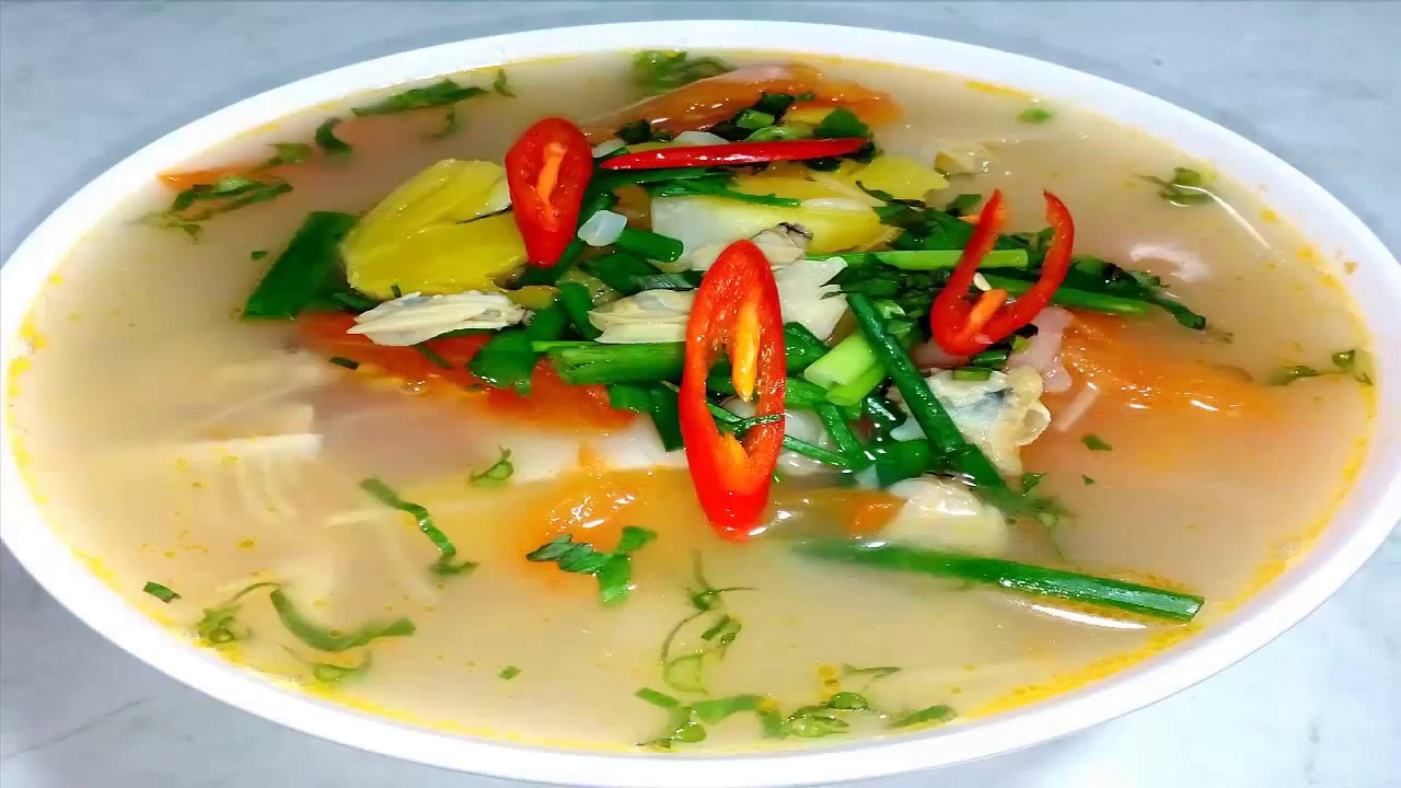 Cách nấu canh ngao chua