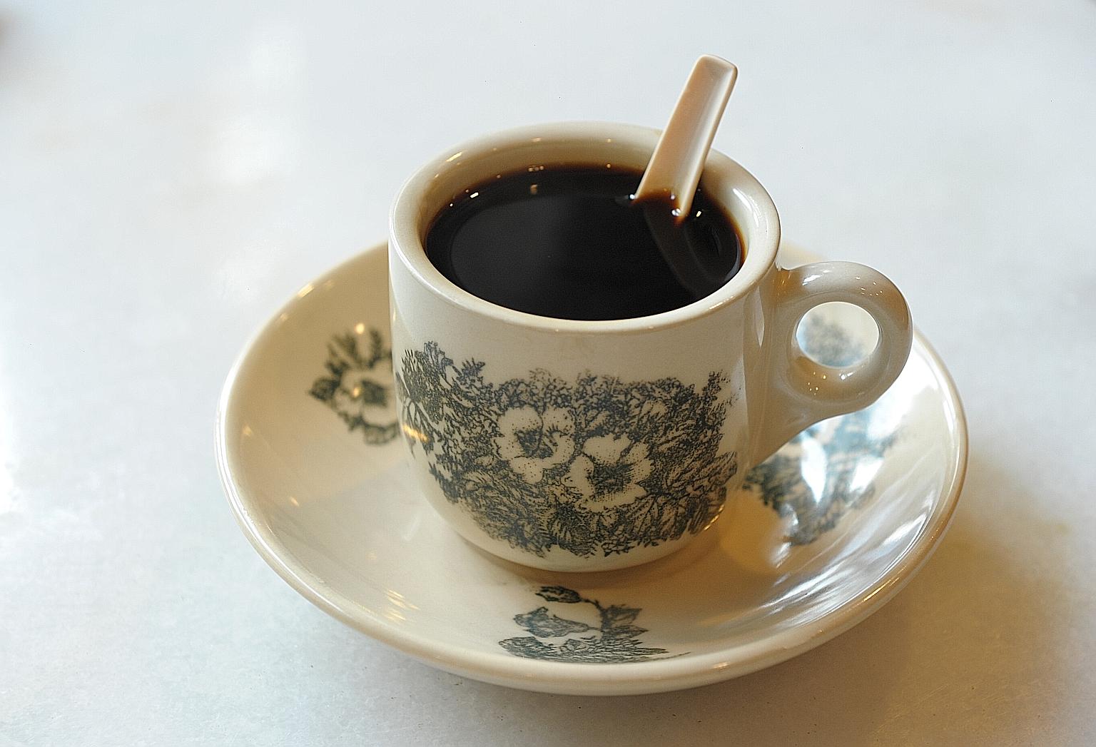 Cà phê Kopi-O có mùi hương mạnh mẽ đầy quyến rũ