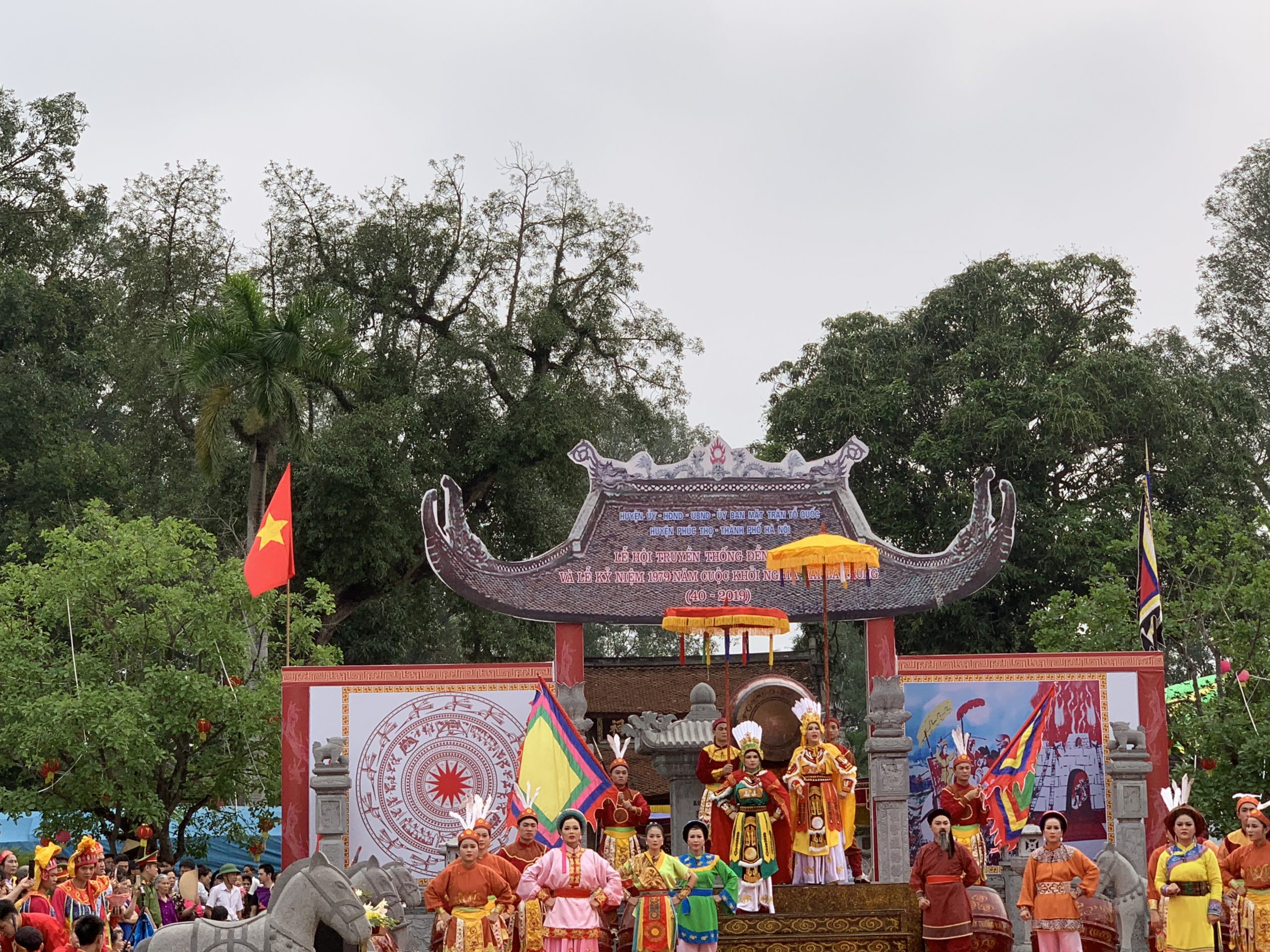 Lễ hội đền Hai Bà Trưng luôn được tổ chức hết sức chu đáo